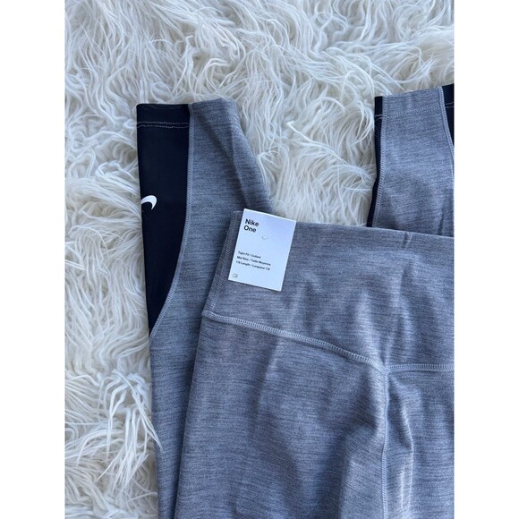 Nike One Dri-Fit Leggings Gray Size Small - Picture 7 of 11